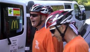 Plus de 700 km à vélo pour le sport, la fraternité... et la bonne cause (vidéo)