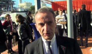 L'interview d'Henri Proglio, PDG d'EDF, quelques instants après l'inauguration.