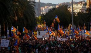 Les indépendantistes en force dans la rue à Barcelone