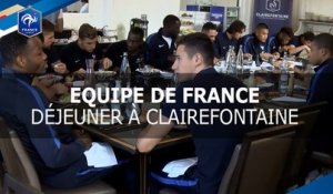 Dernier déjeuner à Clairefontaine