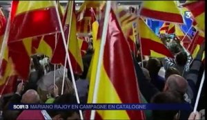 Espagne : le chef du gouvernement, Mariano Rajoy, en Catalogne