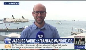 Thomas Coville et Jean-Luc Nélias sur Sodebo remportent la Transat Jacques Vabre