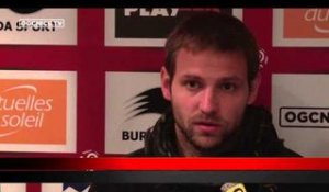 Nice - Sochaux : Bodmer et Gioria face à la presse