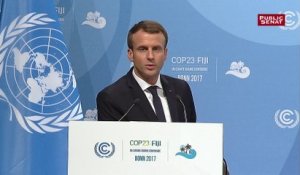 COP23 : « Nous ne lâcherons rien » sur l'accord de Paris, affirme Macron