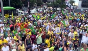 Rassemblement anti-Lula à Sao Paulo