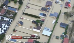Inondations : les dégâts vus du ciel