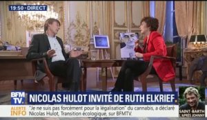 "Le personnage de Macron me bluffe", dit Hulot