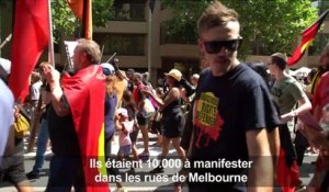 Australie: manifestation contre la "Journée de l'invasion"