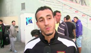 Le buteur du FC Martigues Abdelilah Aabiza