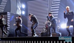 CNCO Performs 'Reggaeton Lento (Bailemos)' at 2017 Latin Grammys | Billboard News