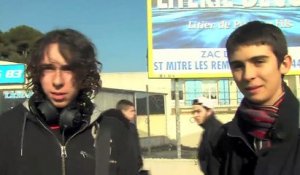 Les lycéens de Langevin interviewés ce matin aimeraient qu'il neige demain...