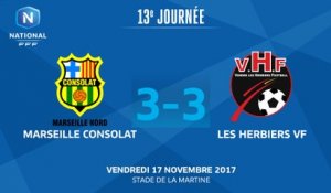 J13 : GS Marseille Consolat - Vendée Les Herbiers Football, le résumé