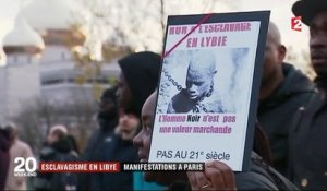 Ventes d'esclaves en Libye : un millier de personnes manifestent à Paris