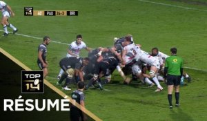 TOP 14 - Résumé Pau - Brive:  34-15 - J10 - Saison 2017/2018