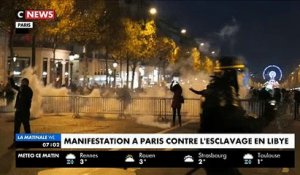 Regardez les images des violences hier soir sur les Champs Elysées où des centaines de personnes manifestaient contre l’