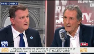 "Marion Maréchal-Le Pen et Florian Philippot ne sont plus là mais ça continue à marcher", estime Louis Aliot (FN)