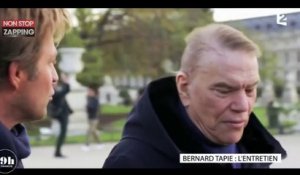 Bernard Tapie au bord des larmes en évoquant son cancer et le soutien des supporters de l’OM (Vidéo)