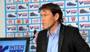 Rudi Garcia en conf de presse avant Lorient-OM
