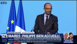 Edouard Philippe aux maires : "Nous appris pris la décision de na pas baisser les dotations"