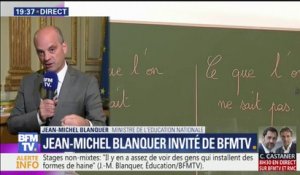 Écriture inclusive: "Ce n’est pas au nom du féminisme qu’on doit attaquer la langue française", selon Blanquer