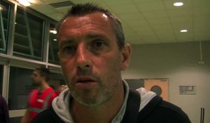 La réactionn de Franck Priou le coach du FC Martigues