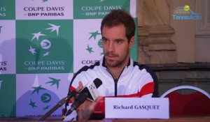 Coupe Davis 2017 - FRA-BEL - Richard Gasquet : "Je ne m'attendais à rien"