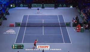 Tennis - Coupe Davis : Goffin lance la Belgique