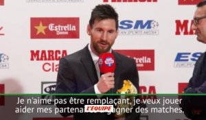 Foot - ESP - Barça : Messi «J'ai grandi, sur et en dehors du terrain»