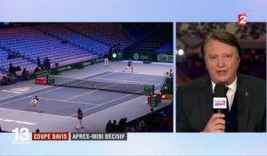 Coupe Davis : après-midi décisif pour le tennis français