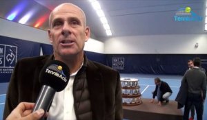 Coupe Davis 2017 - Guy Forget : "16 ans d'attente et sans Saladier c'était long, ça fait du bien !"