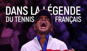 Yannick Noah, la bonne étoile du tennis français