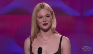 Elle Fanning: “Selena Gomez Always Uses Her Voice to Share Her Story” | Women in Music 2017