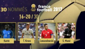 Foot - Ballon d'Or : Avec Kane, Kanté, Kroos, Lewandoski et Mané