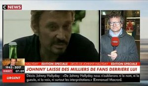 L'émotion des français ce matin en découvrant la mort de Johnny Hallyday - Regardez