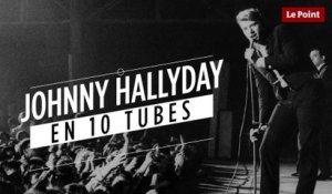 Johnny Hallyday en 10 tubes