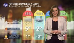 Fête des lumières de Lyon : pluie et neige