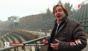 Carcassonne se souvient le dernier concert de Johnny Hallyday