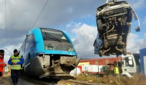 Une camionnette percutée par un TER à Cernay