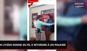 Surpris avec du cannabis, un lycéen donne du fil à retordre à un policier (Vidéo)