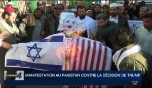 Manifestation au Pakistan contre la décision de Donald Trump