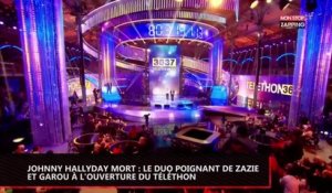 Johnny Hallyday mort : Le touchant duo de Zazie et Garou à l'ouverture du Téléthon (vidéo)