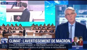 Climat: l'avertissement d'Emmanuel Macron