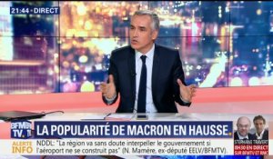 La cote de popularité de Macron remonte