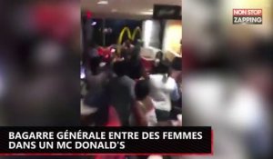 Bagarre générale entre des femmes dans un McDonald's, la vidéo choc