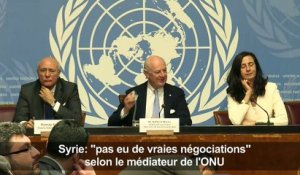 Syrie: "pas eu de vraies négociations" à Genève (Mistura)