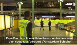 Pays-Bas:la police militaire tire sur un homme armé d'un couteau