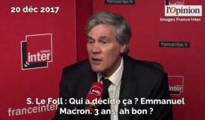 Glyphosate: la colère de Stéphane Le Foll contre Emmanuel Macron