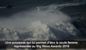 Surf: Justine Dupont, seule femme aux Big Wave Awards 2018