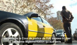 Les taxis barcelonais saluent la décision de la CJUE sur Uber