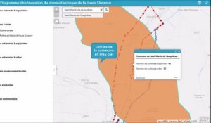 Sur le site www.hautedurance.fr, RTE propose une carte interactive